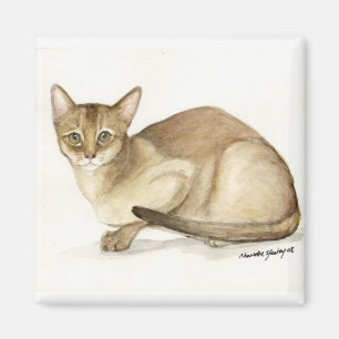 Imán de la reproducción del arte del "gato