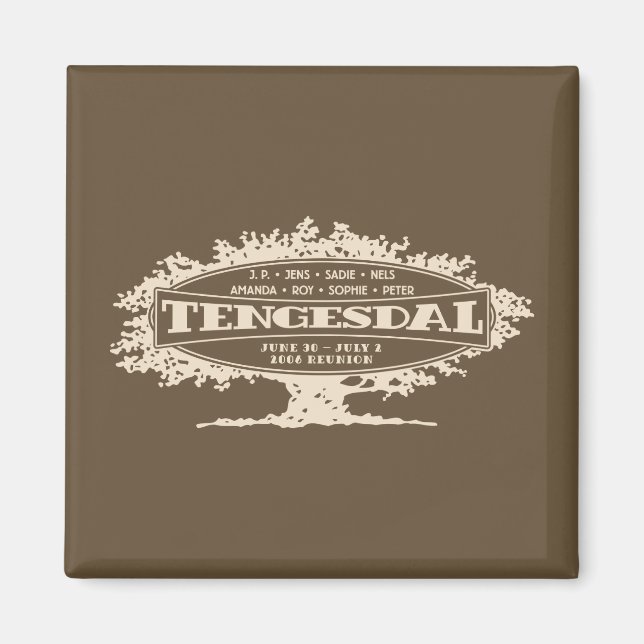 Imán de la Reunión de Tengesdal de 2006 (Frente)