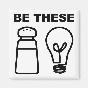 Imán de la Salina y la Nevera Cristiana Ligera