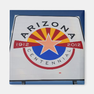 Imán de la señal del centenario de Arizona