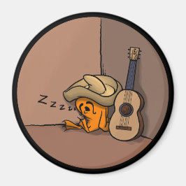 Imán de la Siesta de la Rana Frijole