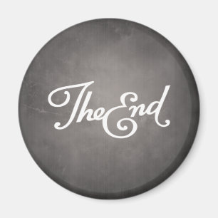 Imán de la tarjeta de título del final