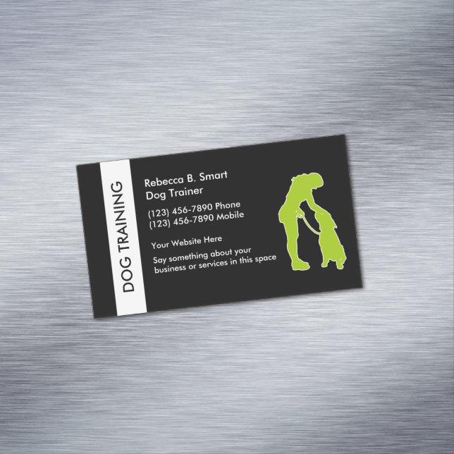 Imán de la tarjeta de visita del entrenamiento del (In Situ)