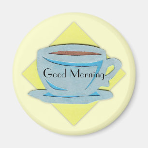Imán de la taza de café