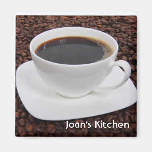 Imán de la taza del grano de café