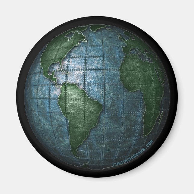 Imán de la Tierra Plantado de Hierro (Frente)