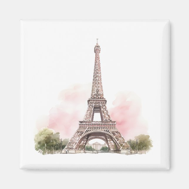 Imán de la Torre Eiffel de París (Frente)