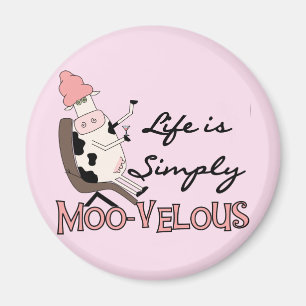 Imán De la vaca camisetas MOO-velous y regalos