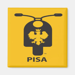 Imán de la vespa de Pisa