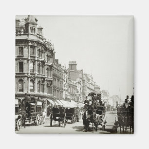 Imán De la visión calle de Oxford abajo, Londres (foto