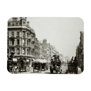 Imán De la visión calle de Oxford abajo, Londres (foto