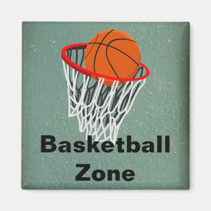 Imán de la zona del baloncesto