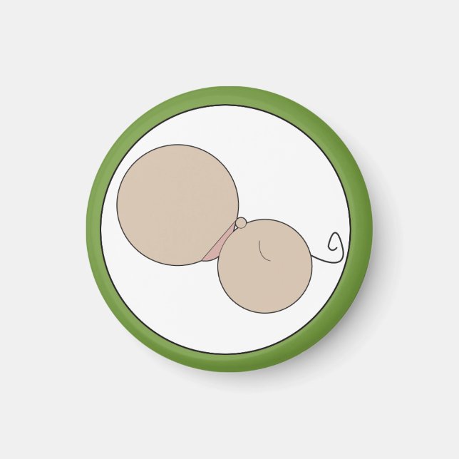 Imán de lactancia materna - Estilo A (Frente)