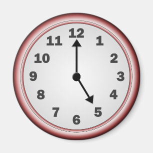 imán de las 5 en punto