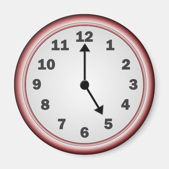 imán de las 5 en punto (Frente)