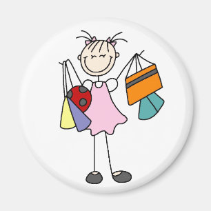 Imán de las compras del amor de los chicas