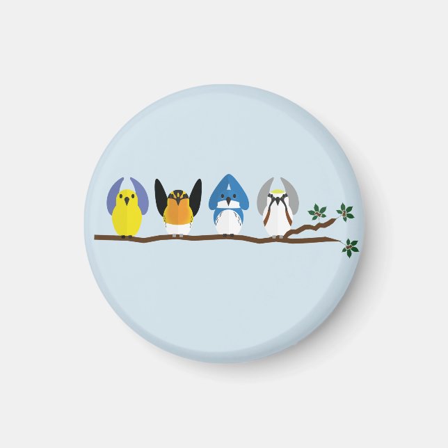 Imán de las currucas de OHIO (Frente)