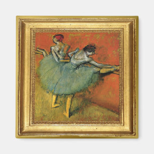 Imán de las ilustraciones de los bailarines de