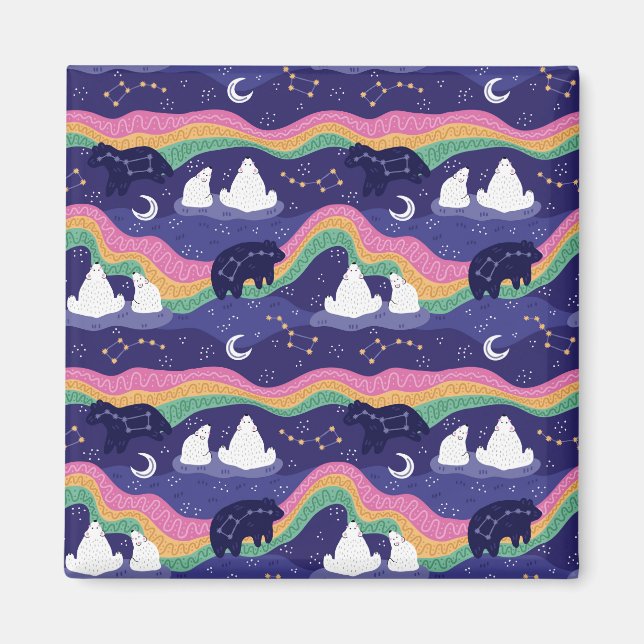 Imán de las luces del norte (Frente)