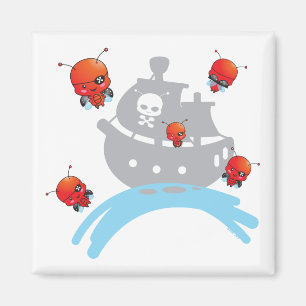Imán de las mariquitas del pirata
