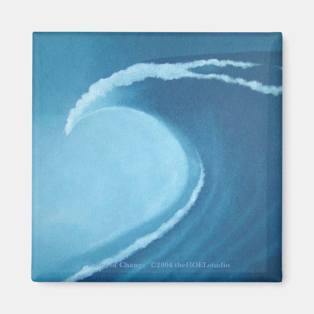 Imán de las olas de cambio (Frente)