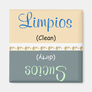 Imán de /Lavaplatos del lavaplatos de Limpios