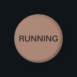 Imán de lavavajillas con mousse de mocha en marcha<br><div class="desc">Mínimo "corriendo" imán de cocina con lavavajillas con fondo de mousse mocha que le ayuda con la organización de la cocina. Personalizar con su texto.</div>