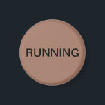 Imán de lavavajillas con mousse de mocha en marcha<br><div class="desc">Mínimo "corriendo" imán de cocina con lavavajillas con fondo de mousse mocha que le ayuda con la organización de la cocina. Personalizar con su texto.</div>