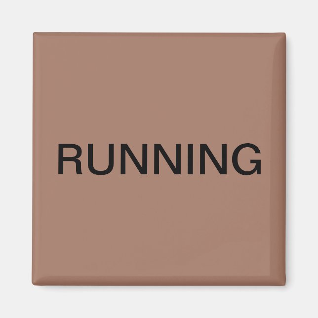 Imán de lavavajillas con mousse de mocha en marcha (Frente)