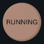 Imán de lavavajillas con mousse de mocha en marcha<br><div class="desc">Mínimo "corriendo" imán de cocina con lavavajillas con fondo de mousse mocha que le ayuda con la organización de la cocina. Personalizar con su texto.</div>