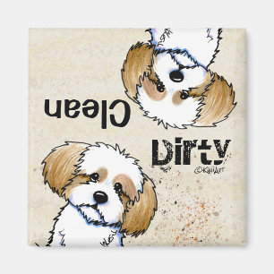 imán de lavavajillas de KiniArt Havanese