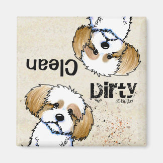imán de lavavajillas de KiniArt Havanese