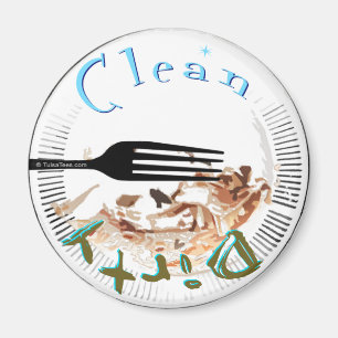 Imán de lavavajillas de placas sucias