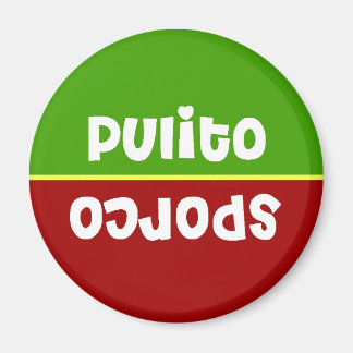 Imán de lavavajillas limpio italiano