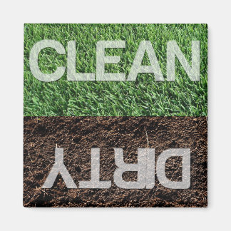 Imán de lavavajillas limpio/sucio