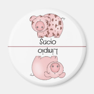 Imán de lavavajillas limpios de España