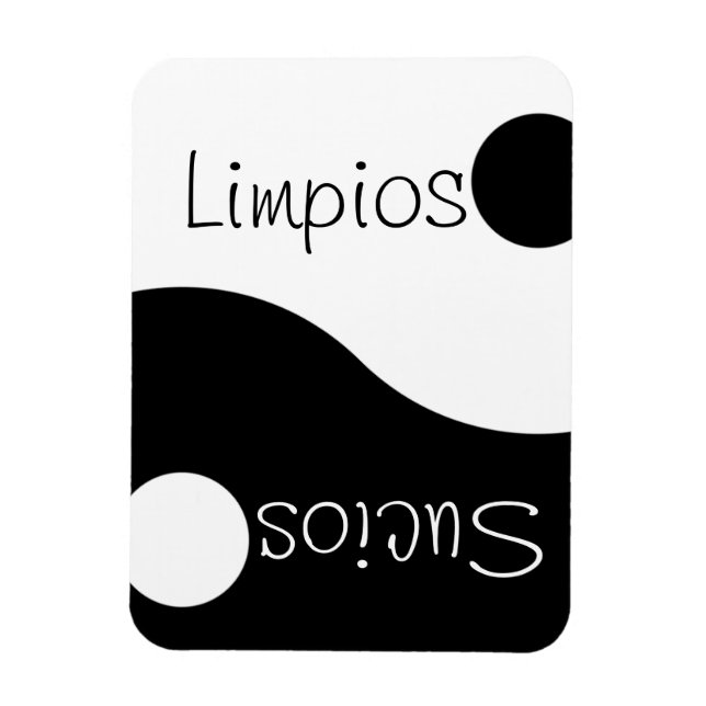 Imán de lavavajillas limpios de España (Vertical)