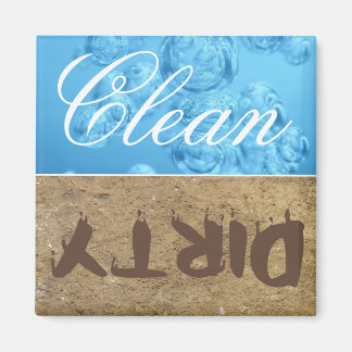 Imán de lavavajillas limpios/sucios