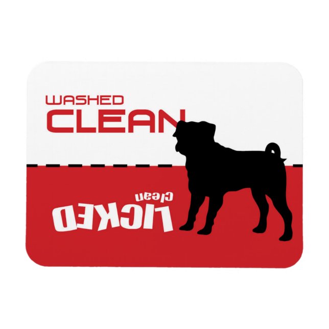 Imán de lavavajillas para perros de la maniobra de (Horizontal)