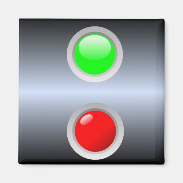 Imán de lavavajillas sucio limpio (Frente)