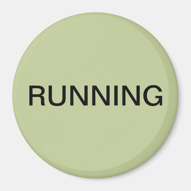 Imán de lavavajillas verde en funcionamiento (Frente)