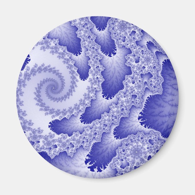 Imán de Lenguas Azules (Frente)