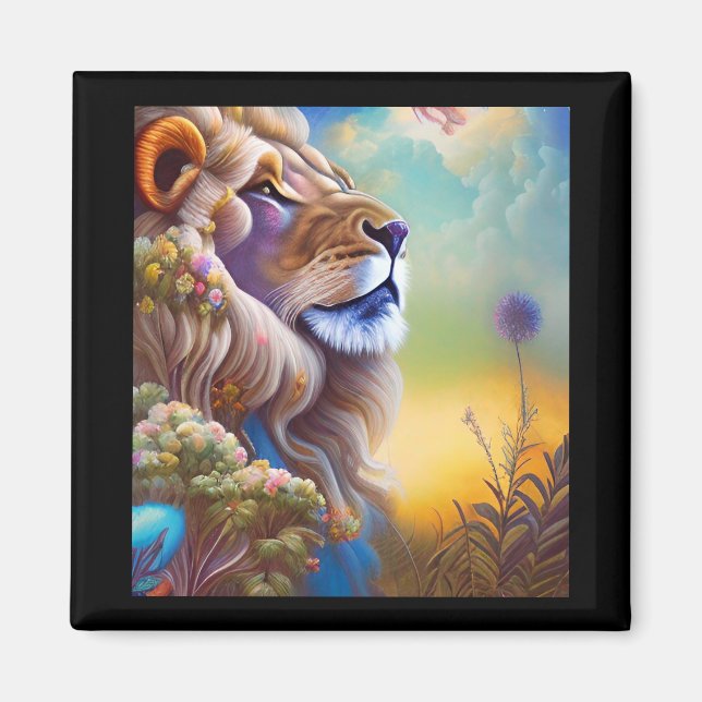 imán de león de ensueño (Frente)