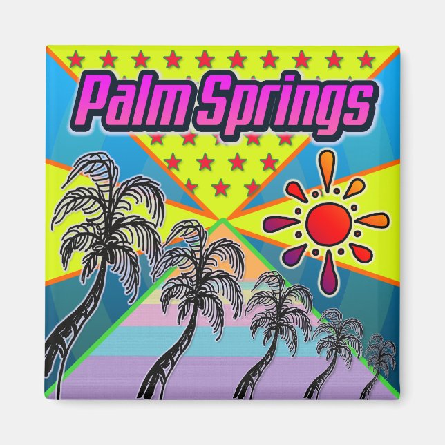 Imán de Libertad de Palm Springs (Frente)