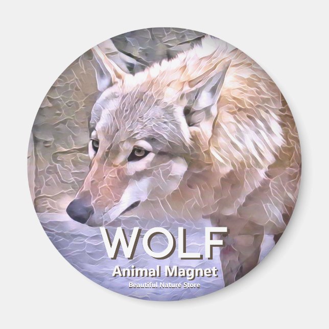 Imán de lobo (Frente)