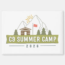Imán de logo de C9 Summer Camp 2026