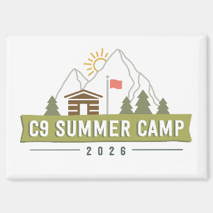 Imán de logo de C9 Summer Camp 2026