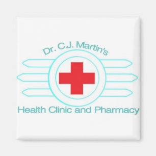 Imán de Logo del Dr. C.J. Martin