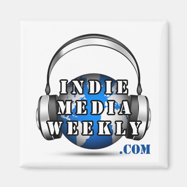 Imán de logotipo de Indie Media Weekly (Frente)