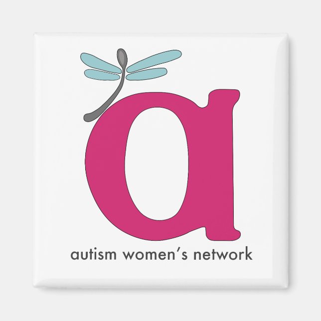Imán de logotipo nuevo de AWN (Frente)